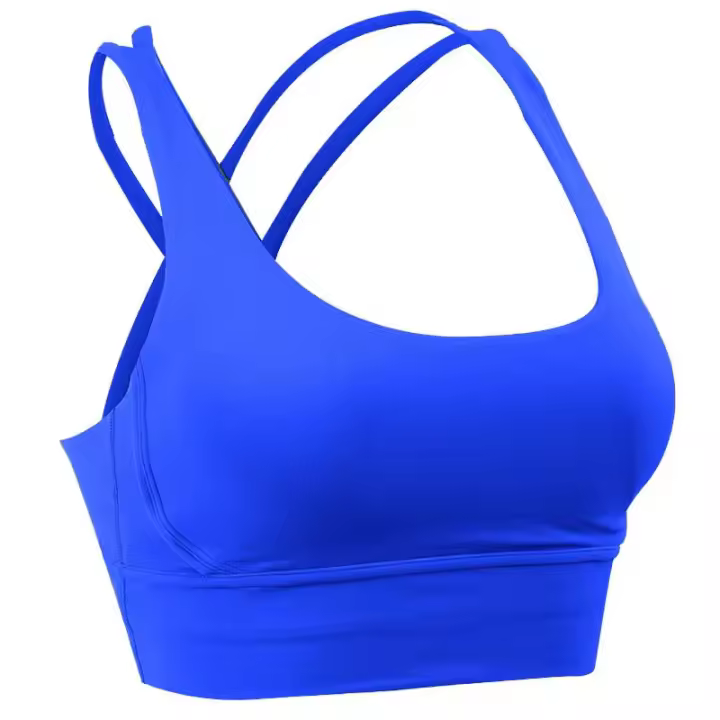 Top de Yoga Transpirable ZHUMU GYM Top de Deportiva de Verano con Espalda Cruzada para Mujeres - 1