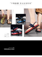 Las nuevas sandalias de los hombres usan chanclas de verano antideslizantes zapatos de playa de moda para hombres de suela gruesa - details 3