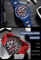 Reloj deportivo de moda para hombre, resistente al agua, de cuarzo, con esfera grande y luminosa. - details 12