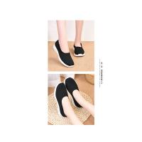 Zapatos de tela de suela suave para mujer, zapatos grandes de malla informales, deportivos, vulcanizados, tacones bajos, nuevos - details 5