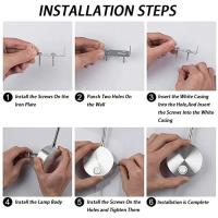 Luz de lectura LED de bronce de 3W, lámpara de pared con cuello de cisne negra, blanca y plateada para cabecera de cama, escritorio, interruptor de noche de 4000K - details 18