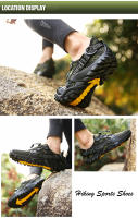 Zapatillas de deporte transpirables de punto para hombre, zapatos de senderismo antideslizantes, zapatos de playa Unisex, zapatillas de entrenamiento, zapatos de Trekking al aire libre, verano - details 10