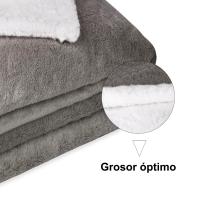 Manta de Color Aleatorio, Sherpa Reversible Manta Grande Caliente, Cómoda, Multiusos para Cama, Sofá. Color Aleatorio - details 2