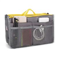 Bolsa Organizadora De Viaje Para Mujer En Nylon Bolsa De Maquillaje Grande Para Bolso De Mano Estilo Fashion Cierre De Cremallera - details 2