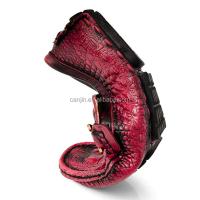 Nuevos zapatos casuales de moda de cuero de cocodrilo genuino antideslizantes planos de alta calidad para hombres, Wenzhou - details 5