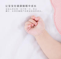 Almohada de espuma viscoelástica para bebé con diseño estéreo protector de cabeza para recién nacidos viaje 100% algodón recomendado para 0-24 meses - details 11