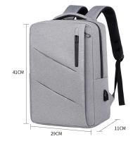 Mochila de viaje para hombre, morral con carga USB para ordenador portátil, impermeable para deporte al aire libre - details 0