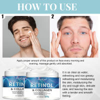 Crema de Retinol para hombres, elimina la cara y el cuello, crema hidratante reafirmante para la piel, crema Facial de Retinol, tratamiento Facial hidratante - details 4