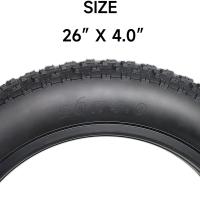 Neumáticos de bicicleta eléctrica de repuesto, neumáticos plegables compatibles con bicicleta de nieve de montaña ancha, 20x4,0 pulgadas - details 6