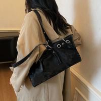 Bolso de mano de PU mate de estilo coreano, bolso de mano de Color sólido, bolso de gran capacidad, estilo étnico, paquetes de axilas de gran capacidad para viaje - details 11