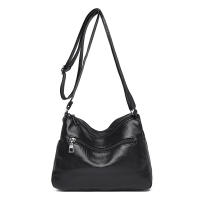 Bolso de hombro Vintage para mujer, bandolera de cuero PU lavado, multifunción, gran capacidad - details 13