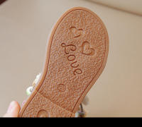 Zapatos informales bohemios para niñas, Sandalias planas con cremallera trasera, con borlas, transpirables, de verano - details 15
