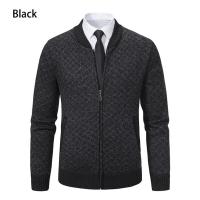 Cardigan de Invierno para Hombres Cuello de Béisbol Casual Chaqueta Deportiva de Pello - details 17