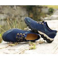 Zapatos deportivos de malla de verano para hombre, zapatos antideslizantes ligeros y transpirables a la moda para montañismo, zapatos informales para correr y viajes al aire libre - details 4
