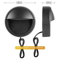 Luces LED de cubierta para exteriores, lámpara de pared impermeable, candelabro de 220V, lámpara de decoración de patio de jardín, 12V, paisaje, valla, escalones, escaleras - details 6