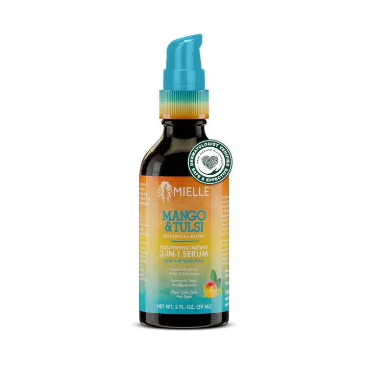 Mielle Organics Mango & Tulsi Suero instantáneo nutritivo 3 en 1 - 1
