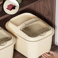 Cubo de arroz duradero a prueba de humedad, contenedor de cereales sellado impermeable a prueba de fugas, contenedor de alimentos práctico de gran capacidad - details 6