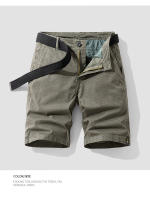 Pantalones de Playa de Algodón Puro para Hombres Shorts de Trabajo de Verano Versátiles - details 0