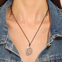 Collar Gótico Boho de Espiral Vortex Hecho a Mano de Cuero Joyería de Moda 2023 Y2K para Mujeres - details 3