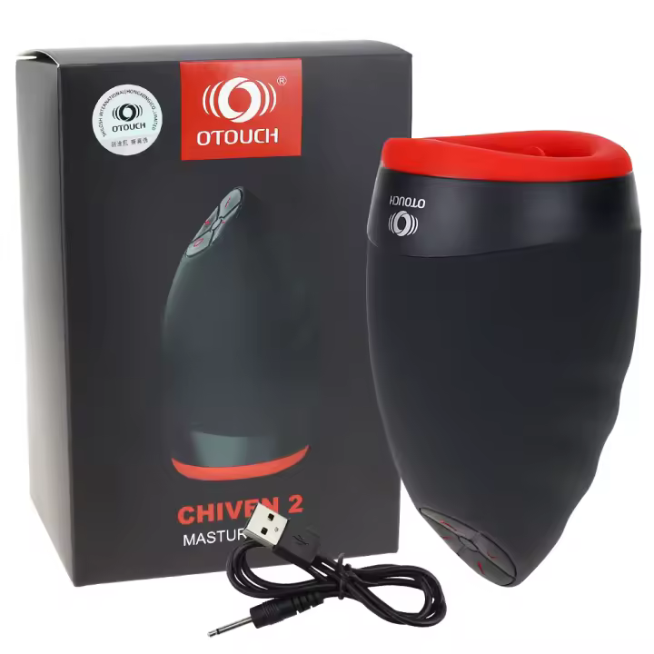 Masturbador masculino Copa de Silicona Intima Calentamiento Automático Vibrador Herramientas de Entrenamiento de Pene para Adultos - 1