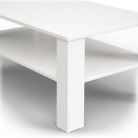 Mesa de sofá con estante, mesa de centro, mesa central, madera ecológica, diseño moderno, medidas: 100 x 60 cm - details 23