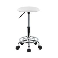 KKTONER Taburete con Ruedas Giratorio Ajustable en Altura Negro - details 5