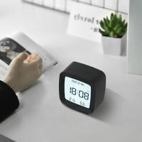 Monitor electrónico Digital de temperatura de humedad para el hogar, pantalla de oficina, decoración de dormitorio, despertador, fecha y hora - details 2