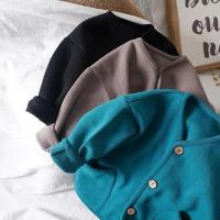 Moda coreana abrigo para niños cárdigan de manga larga otoño bebés niñas algodón Casual Top abrigos chaqueta primavera - details 10