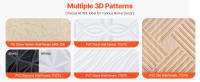 SucceBuy Paneles de pared 3D, paquete de 12 azulejos de sal minimalistas de PVC de 19,7 x 19,7 pulgadas, panel de pared decorativo de cobertura de 32 pies cuadrados - details 1