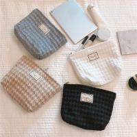 Bolso de Cosméticos de Viaje a Rayas Organizador de Maquillaje de Pana de Cordonuroy - details 0