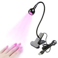 Secador de Uñas LED UV Portátil Mini Lámpara de Escritorio Flexible Herramienta de Manicura para Peluquería para Gel Polish Belleza - details 4