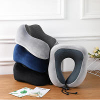Almohada De Viaje Suave En Forma De U Para Cuello Con Memoria De Espuma Almohadilla De Soporte Para Cervical Uso En Avión Y Hogar - details 20