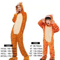 Pijama de dibujos animados kigurumi unicornio para mujeres y hombres pijama de peluche de invierno cómodo y cálido pijama de dibujos animados con capucha y botones - details 12