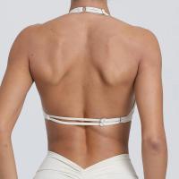 Camiseta sin mangas de Yoga con doble botón ajustable para mujer, Top deportivo ajustado y transpirable, sujetador de gimnasio para correr al aire libre de secado rápido - details 6