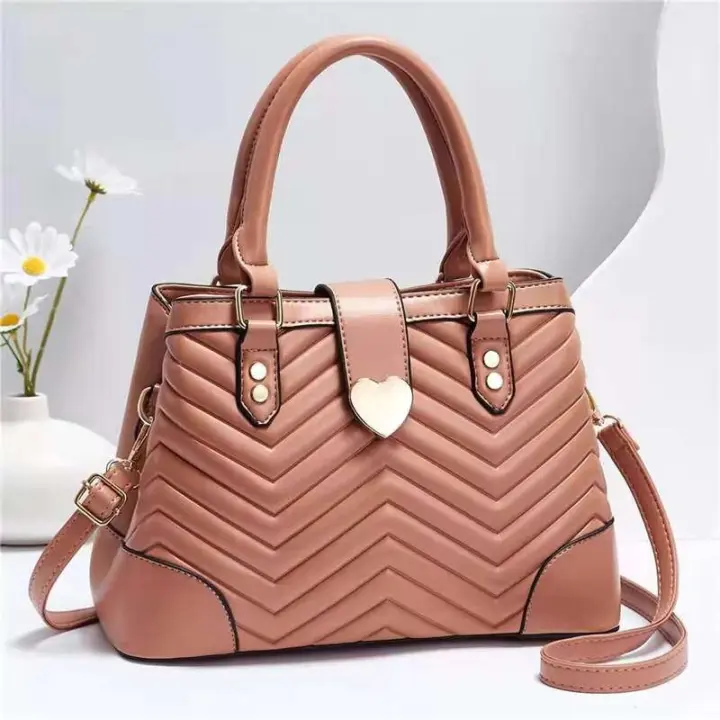2022 Bolso de gran capacidad Nuevo patrón de onda Hebilla Bolso de mujer de moda - 1
