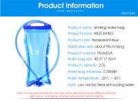 Mochila de Ciclismo Portátil Impermeable 10L WEST BIKING Bolsa Deportiva al Aire Libre para Escalada y Senderismo Mochila de Hidratación para Actividades de Bicicleta - details 27