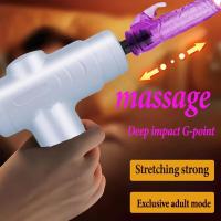 Vibrador de punto G Leten Rabbit, estimulador de clítoris telescópico, consolador de mano, juguete sexual para adultos CrystalHead - details 3