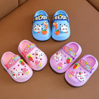 Sandalias para niñas, bebés de conejo antideslizantes con suelas suaves para uso interior de verano, zapatillas frescas de suela blanda para niños - details 1