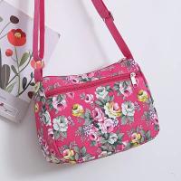 Bolso Cruzado de Lienzo con Estampado Floral Correa Ajustable, Cierre de Cremallera, Forro de Poliéster, Colores Mixtos, Mini Bolso de Hombro Casual para Mujeres Accesorio Casual - details 9