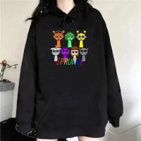 Sprunki Sudadera con capucha patrón de moda suéter de anime cómico tela suave chica hoddie jersey harajuku estilo moderno diseñador cómic - details 3