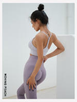 Sujetador deportivo de melocotón móvil, ropa interior de Yoga con Push-Up, 8 colores, sin espalda, HBL2 - details 4