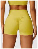 Pantalones cortos de Yoga para mujer, ropa de gimnasio de cintura alta, pantalones cortos deportivos de ciclismo - details 43
