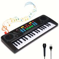 Teclado De Piano Electrónico Para Niños, 37 Teclas, Cumpleaños Para Niños Y Niñas, Navidad, Regalos Con Micrófono - details 3