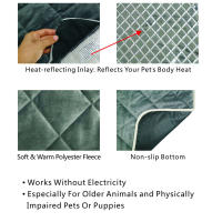 Alfombrilla para Mascotas Caliente Autoadministrable Material Suave, No se Desprenden el Pelaje, Estructura Segura para Cachorros y Gatos Enfermos - details 2