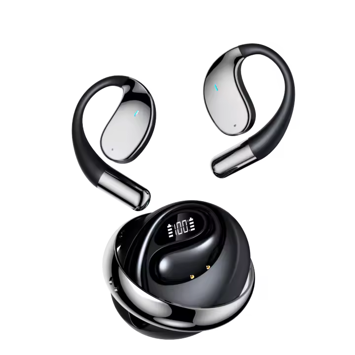Auriculares deportivos inalámbricos Bluetooth: diseño de gancho para la oreja y uso cómodo - 1