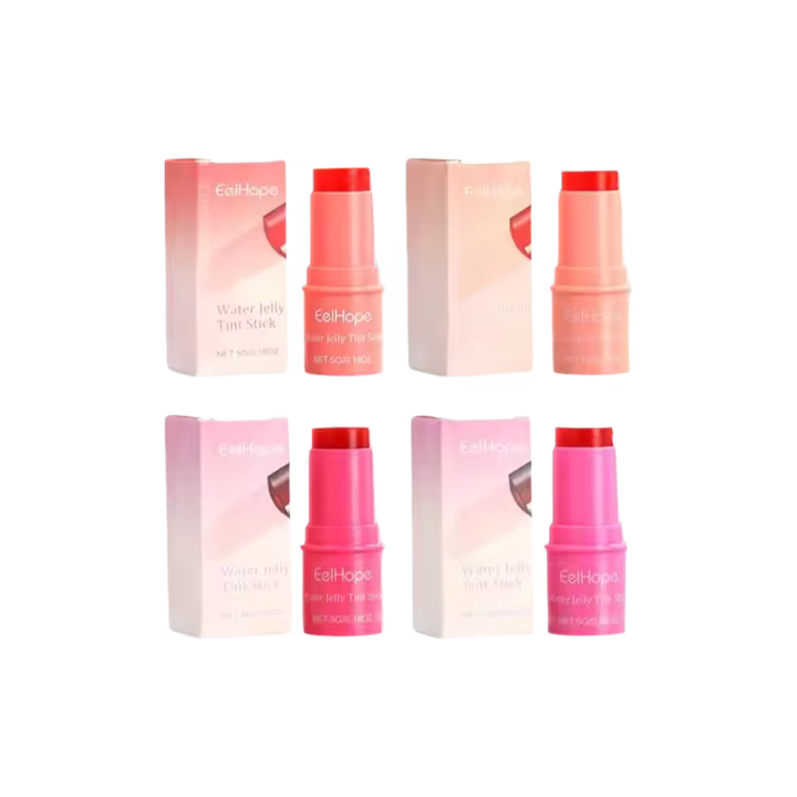 Barra facial hidratada y aromática 3 en 1 Iluminador mate para mejillas, labios y ojos - 1
