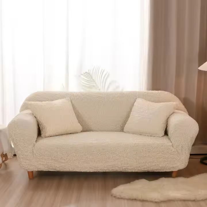Nube de crema todo empaquetado espuma perezosa cubierta de sofá antideslizante de cuatro estaciones cubierta de toalla a prueba de polvo - 1