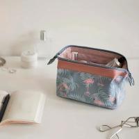 Bolso De Maquillaje Para Mujer Con Flamenco Gran Capacidad Organizador De Viaje Bolsa De Almacenamiento De Cosméticos Portátil Bolsa De Viaje Esencial - details 2