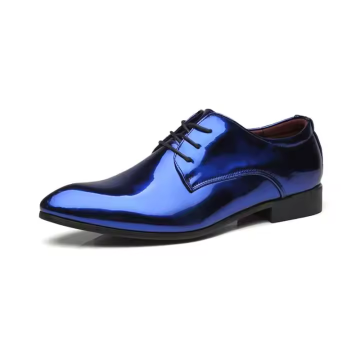 Zapatos italianos de cuero cómodos y de lujo de alta calidad, zapatos formales para hombre - 1