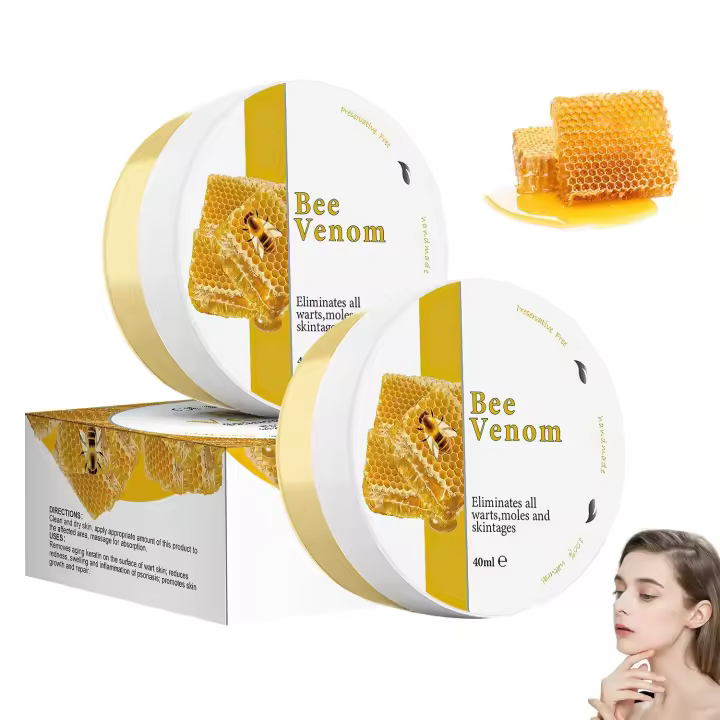 2025 Nueva crema para el tratamiento de la piel con veneno de abeja, reduce eficazmente las imperfecciones y los problemas de la piel (2 uds.) - 1